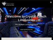 Tablet Screenshot of crystalcoach.com